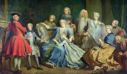Madame Mercier Surrounded by Her Family, 1731